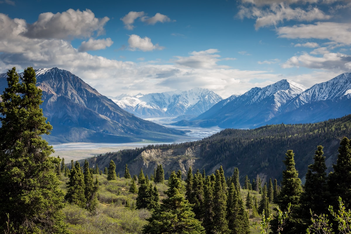 Sharp ridge above turquoise lakes